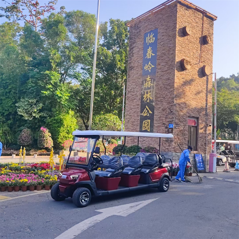 海南三亞臨春嶺森林公園8座高爾夫觀光車